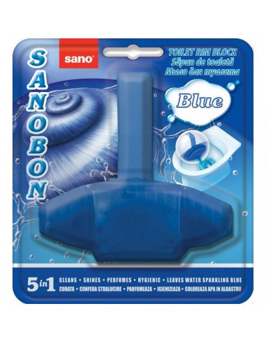 Odorizant WC solid Sano Bon Blue Regular 5in1 55g,S171218002