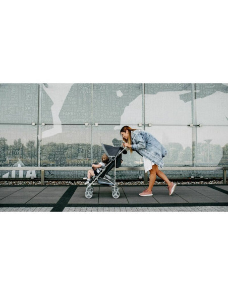 BN-LO-ELIA_GREEN_FOREST,Lionelo - Carucior sport Elia, Cu husa de picioare, Cu plasa de tantari, Conform cu standardul european 