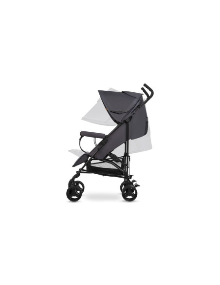 BN-LO-ELIA_GREY_WHITE,Lionelo - Carucior sport Elia, Cu husa de picioare, Cu plasa de tantari, Conform cu standardul european de