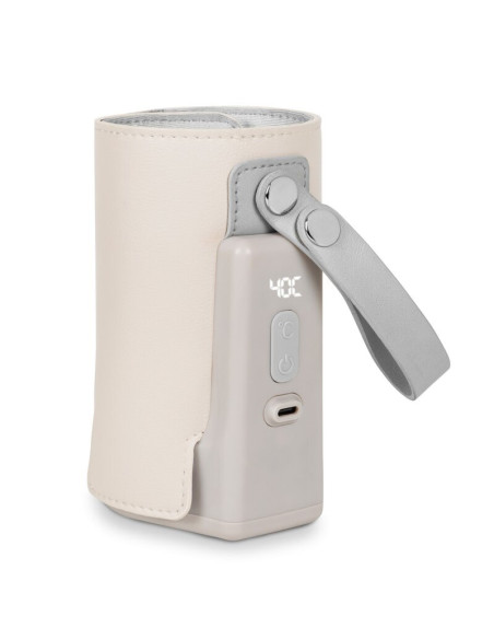 BN-LOC-THERMUP_GO_PLUS_BEIGE_SAND,Lionelo - Incalzitor biberoane ThermUp Go Plus, Portabil, Cu aspect elegant, Temperatura const