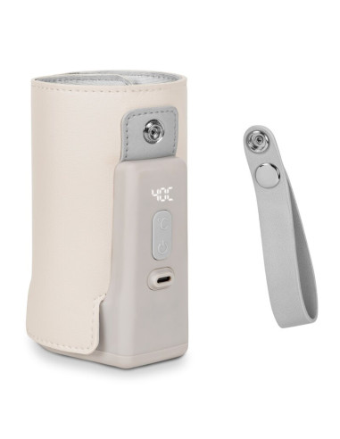 BN-LOC-THERMUP_GO_PLUS_BEIGE_SAND,Lionelo - Incalzitor biberoane ThermUp Go Plus, Portabil, Cu aspect elegant, Temperatura const