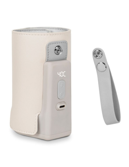 BN-LOC-THERMUP_GO_PLUS_BEIGE_SAND,Lionelo - Incalzitor biberoane ThermUp Go Plus, Portabil, Cu aspect elegant, Temperatura const