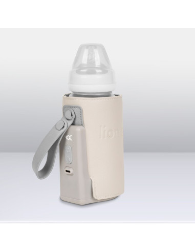 BN-LOC-THERMUP_GO_PLUS_BEIGE_SAND,Lionelo - Incalzitor biberoane ThermUp Go Plus, Portabil, Cu aspect elegant, Temperatura const