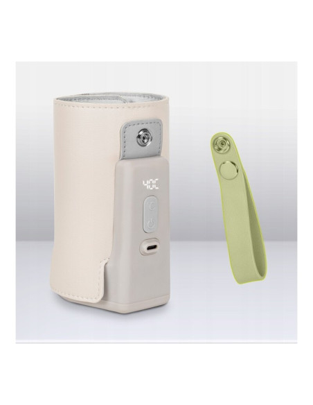 BN-LOC-THERMUP_GO_PLUS_BEIGE_SAND,Lionelo - Incalzitor biberoane ThermUp Go Plus, Portabil, Cu aspect elegant, Temperatura const