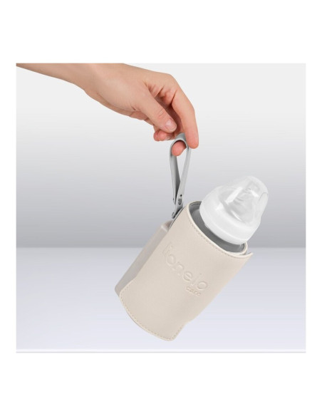 BN-LOC-THERMUP_GO_PLUS_BEIGE_SAND,Lionelo - Incalzitor biberoane ThermUp Go Plus, Portabil, Cu aspect elegant, Temperatura const