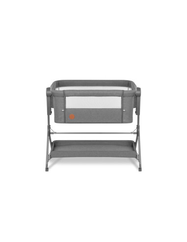 BN-LO-LEONIE_PLUS_GREY_STONE,Lionelo - Patut co-sleeper Leonie Plus, Pliabil, Cu sistem de leganare, Cu setare unghiulara, Regla