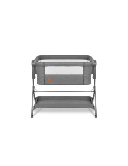 BN-LO-LEONIE_PLUS_GREY_STONE,Lionelo - Patut co-sleeper Leonie Plus, Pliabil, Cu sistem de leganare, Cu setare unghiulara, Regla
