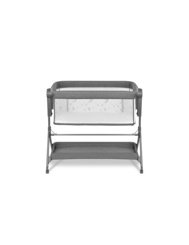 BN-LO-LEONIE_PLUS_GREY_STONE,Lionelo - Patut co-sleeper Leonie Plus, Pliabil, Cu sistem de leganare, Cu setare unghiulara, Regla