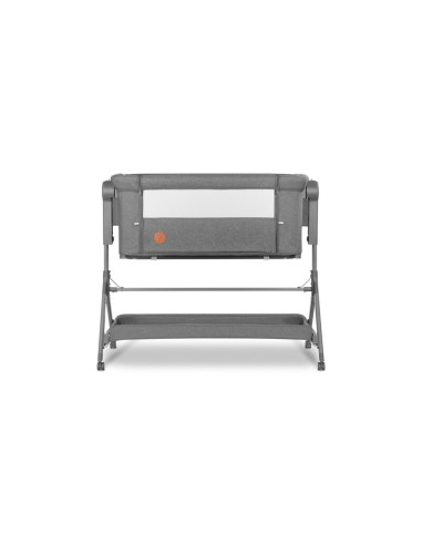 BN-LO-LEONIE_PLUS_GREY_STONE,Lionelo - Patut co-sleeper Leonie Plus, Pliabil, Cu sistem de leganare, Cu setare unghiulara, Regla