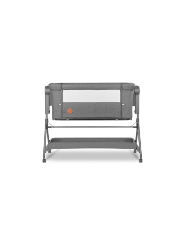 BN-LO-LEONIE_PLUS_GREY_STONE,Lionelo - Patut co-sleeper Leonie Plus, Pliabil, Cu sistem de leganare, Cu setare unghiulara, Regla