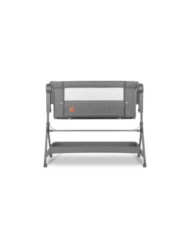BN-LO-LEONIE_PLUS_GREY_STONE,Lionelo - Patut co-sleeper Leonie Plus, Pliabil, Cu sistem de leganare, Cu setare unghiulara, Regla