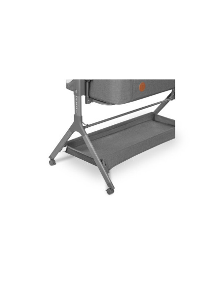 BN-LO-LEONIE_PLUS_GREY_STONE,Lionelo - Patut co-sleeper Leonie Plus, Pliabil, Cu sistem de leganare, Cu setare unghiulara, Regla