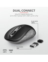 Mouse Trust Duco Dual Connect, Wireless, negru,TR-23613