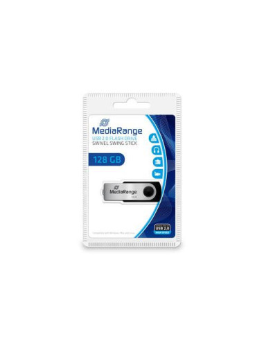 MR913,MediaRange USB 2.0 flash drive, 128GB "MR913" (timbru verde 0.03 lei)