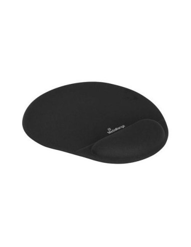 MROS250,MediaRange Ergonomic mouse pad with gel wrist support, black "MROS250"