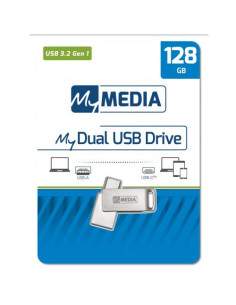 69271,My Media Dual USB 3.2 Gen 1 /USB C Drive 128GB "69271" (timbru verde 0.03 lei)
