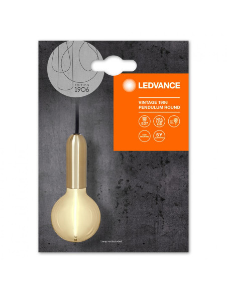 000004099854092626,1906 PENDULUM ROUND E27 GD LEDV "000004099854092626" (timbru verde 0.8 lei)