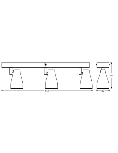 000004058075826458,LED SPOT PEAR 430MM3X4.3W827 GU10WTLEDV "000004058075826458" (timbru verde 0.8 lei)