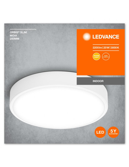 000004099854092428,ORBIS SLIM MOIA 280MM 20W 830 WT LEDV "000004099854092428" (timbru verde 0.8 lei)
