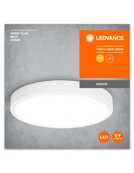 000004099854092466,ORBIS SLIM MOIA 480MM 36W 830 WT LEDV "000004099854092466" (timbru verde 0.8 lei)