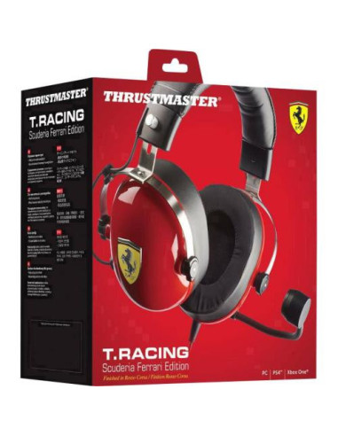 4060105,Casti Gaming Thrustmaster T.RACING Scuderia Ferrari Edition pentru PlayStation 4, Xbox, PC