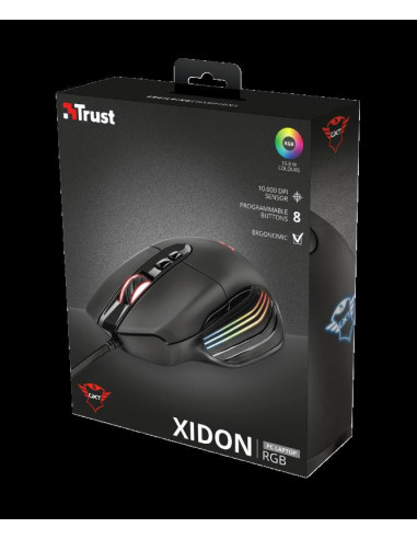 Mouse Trust GXT 940 Xidon, RGB Gaming Mouse, negru,TR-23574