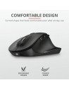 Mouse Trust Fyda, Rechargeable Wireless, negru,TR-23804