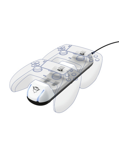 24173,Incarcator consola Trust GXT 251 pentru PS5, Alb