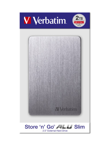 53662,Verbatim Store 'n' Go ALU Slim, 1 TB, 2.5", 3.2 Gen 1 (3.1 Gen 1), Gri 53662,Verbatim Store 'n' Go ALU Slim, 1 TB, 2.5", 3.2 Gen 1 (3.1 Gen 1), Gri