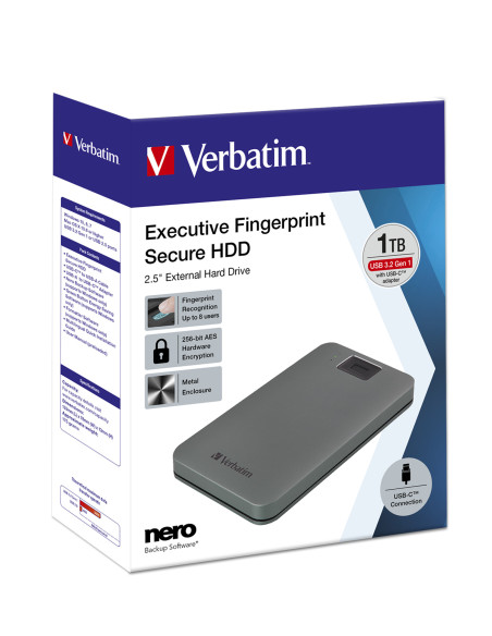 53652,Verbatim 53652, 1 TB, 2.5", 3.2 Gen 1 (3.1 Gen 1), 5400 RPM, Gri