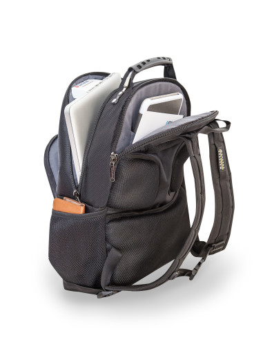 49853,Rucsac Verbatim Stockholm 49853 pentru laptop de 16inch, Negru