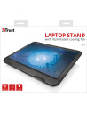 21962,Cooler Pad Trust Ziva, 16 inch, Negru