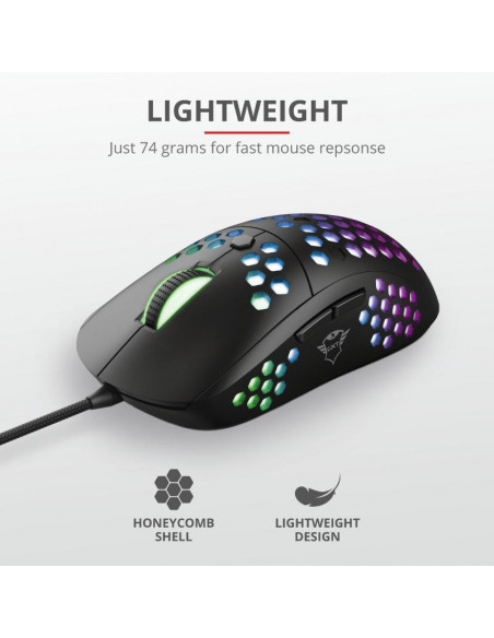 Mouse Trust GXT 960, Graphin Ultra-lightweight Gaming Mouse