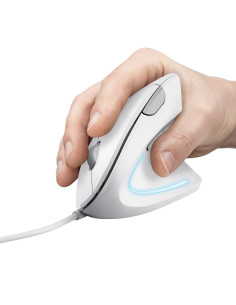 25133,Mouse Optic Trust Verto Ergo, USB, Alb 2
