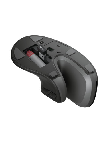 23507,Mouse Optic Trust Verro, USB Wireless, Negru/Gri