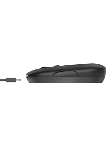 24059,Mouse Optic Trust Puck Rechargeable, USB Wireless, Negru