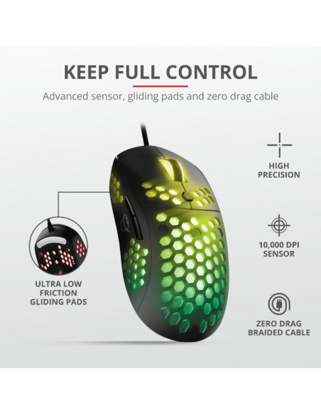 Mouse Trust GXT 960, Graphin Ultra-lightweight Gaming Mouse