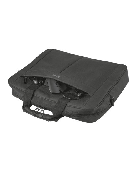21551,Geanta Trust Primo Carry pentru laptop de 16inch, Negru