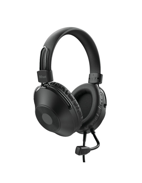 24132,Casti cu microfon Trust Ozo, USB-A, Negru