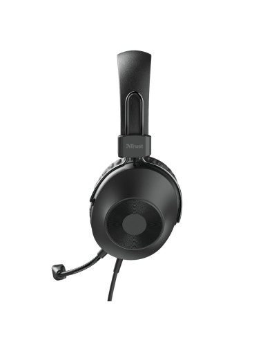 24132,Casti cu microfon Trust Ozo, USB-A, Negru