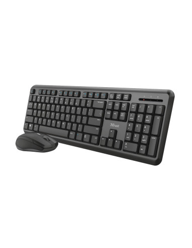 23942,Kit Wireless Trust ODY - Tastatura, USB, Black + Mouse Optic, USB, Negru