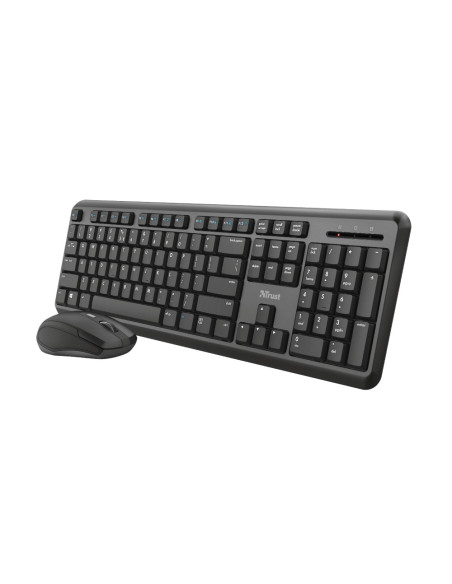 23942,Kit Wireless Trust ODY - Tastatura, USB, Black + Mouse Optic, USB, Negru