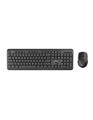 23942,Kit Wireless Trust ODY - Tastatura, USB, Black + Mouse Optic, USB, Negru