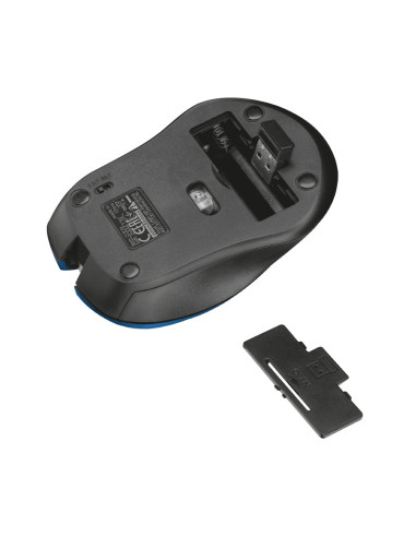 21870,Mouse Optic Trust Mydo Silent Click Wi, USB Wireless, Albastru