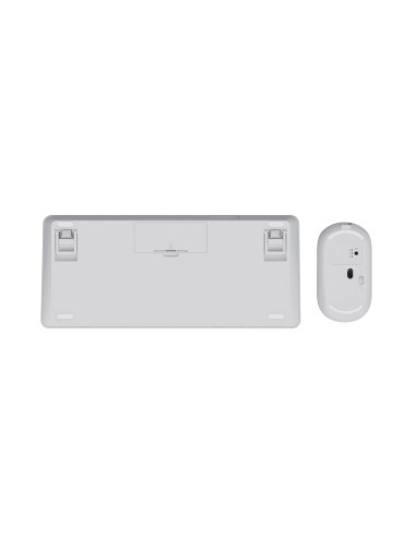 25073,Kit Wireless Trust LYRA - Tastatura Bluetooth/USB Wireless, White + Mouse Optic, USB Wireless, Alb