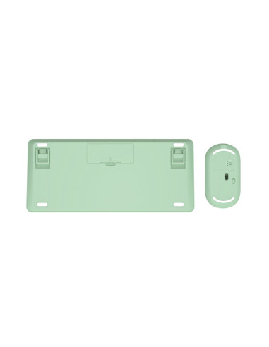 24942,Kit Wireless Trust LYRA - Tastatura Bluetooth/USB Wireless Green + Mouse Optic, USB Wireless, Verde