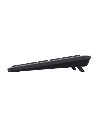 24707,Tastatura Wireless Trust Lyra, USB Wireless/Bluetooth, Negru