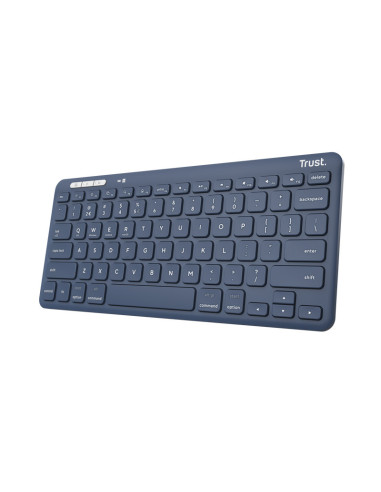 25095,Tastatura Wireless Trust LYRA, Bluetooth/USB Wireless, Albastru