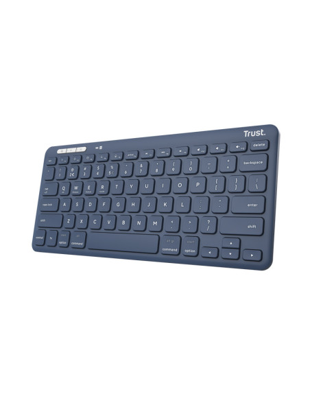 25095,Tastatura Wireless Trust LYRA, Bluetooth/USB Wireless, Albastru
