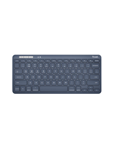 25095,Tastatura Wireless Trust LYRA, Bluetooth/USB Wireless, Albastru